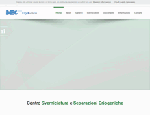 Tablet Screenshot of meccrios.it